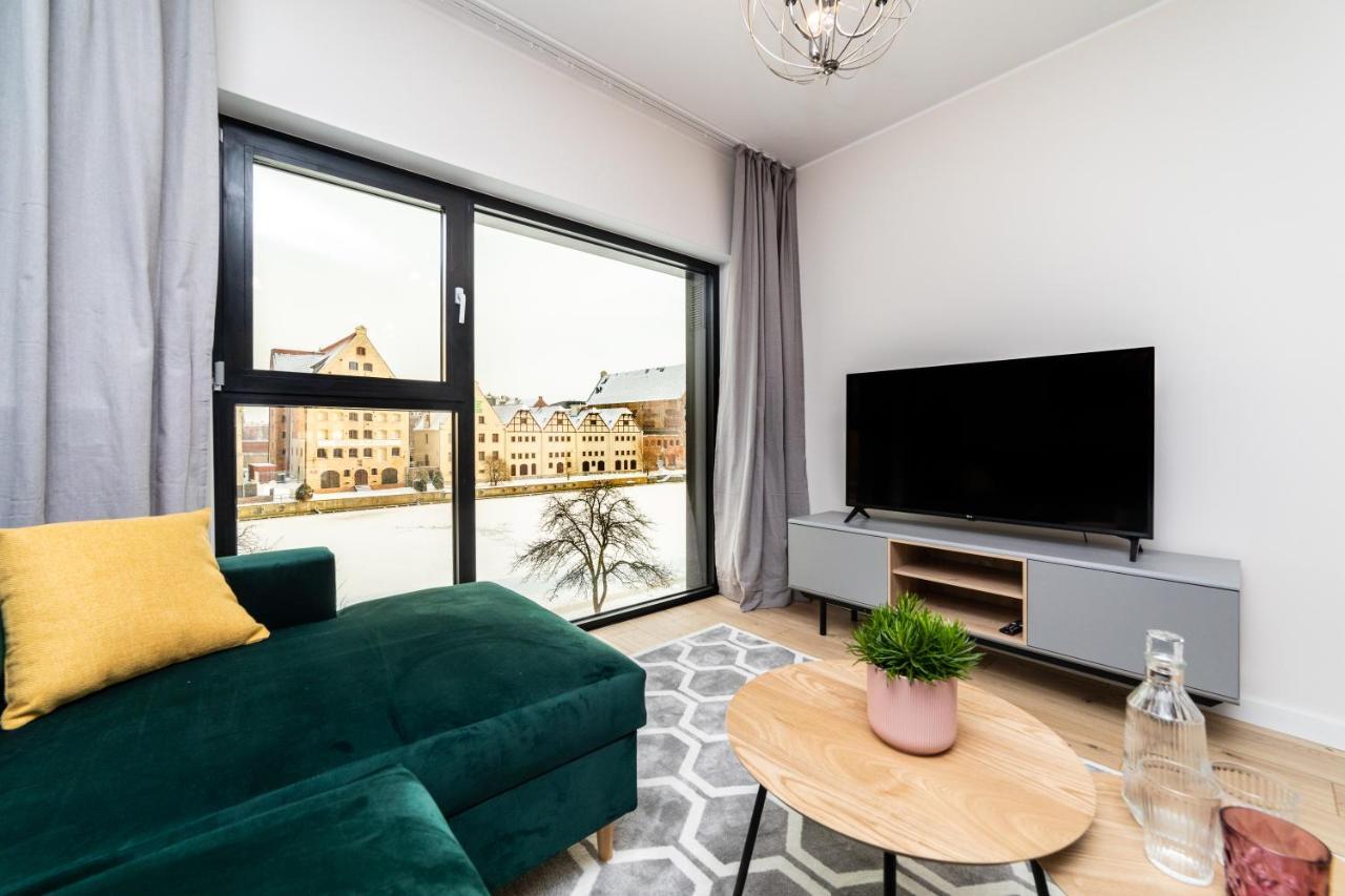 Pobookowane River View Apartments Gdansk Exterior photo